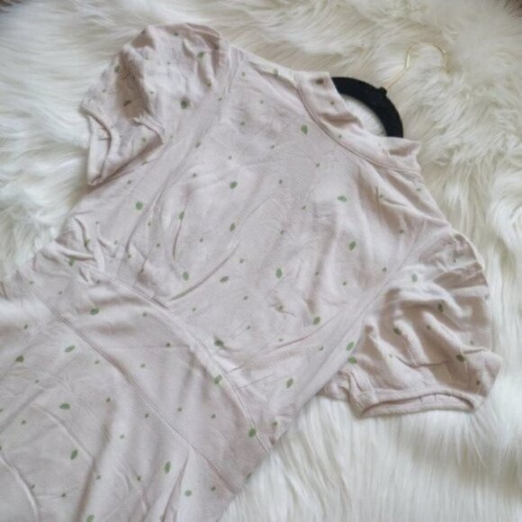 NEW Free People Ivory Abbie Print Fit and Flare Mini Dress - Picture 7 of 10